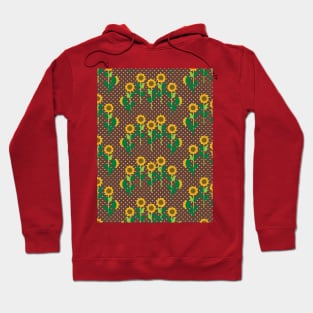 Dotted Sunflower Fields Hoodie